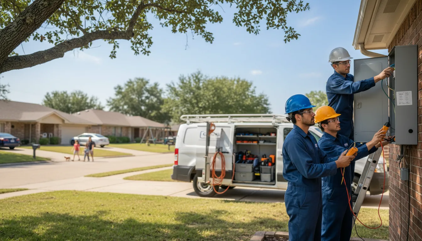 Certified electrician providing emergency electrical services in Bayport, MN